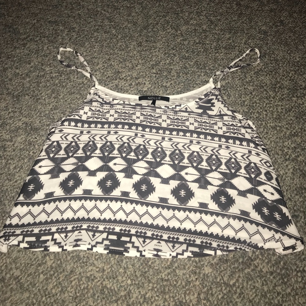 NOLLIE tribal crop top